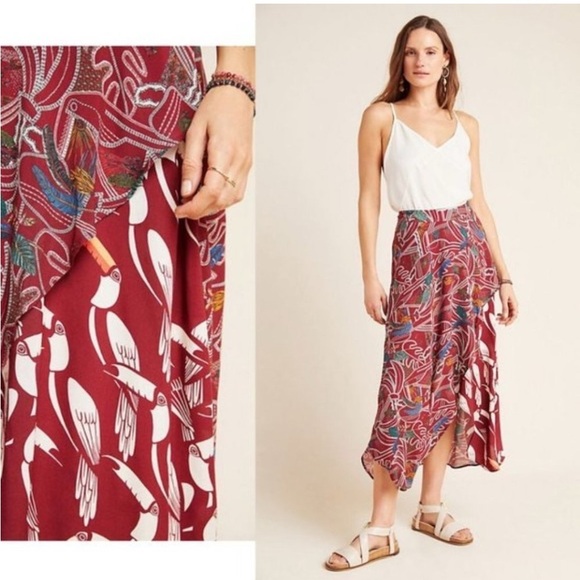 FARM Rio Dresses & Skirts - Farm Rio for Anthropologie Culebra Midi Skirt size S